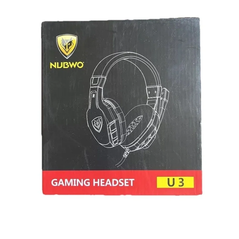 NUBWO U 3 Gaming Headset with Microphone PC Console Phone Power Clarity Comfort